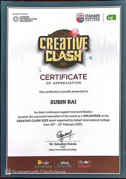 Creative Clash: Volunteer